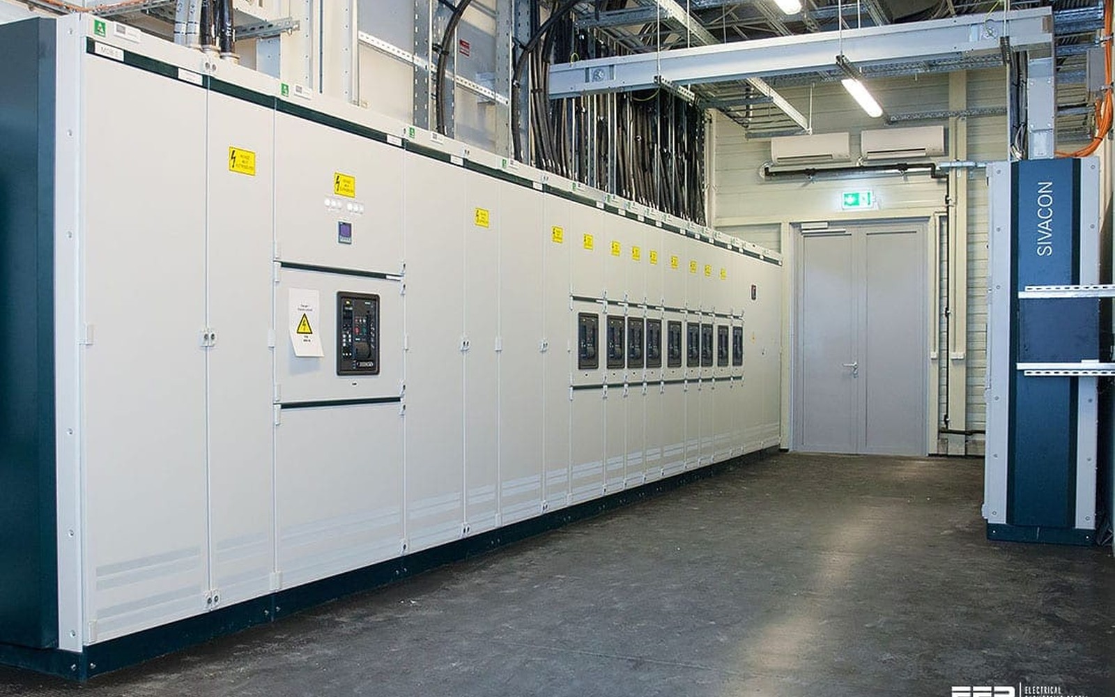 Switchgear financed on the project clock.